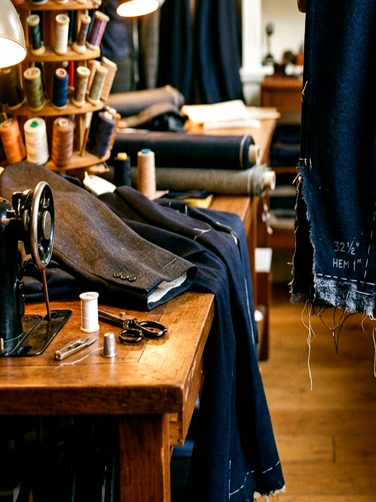 Veste après réparation doublure - Les Fils Célestes